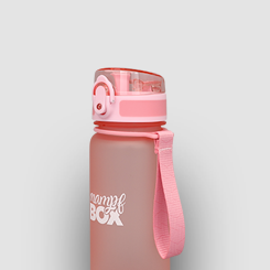 Auslaufsichere Trinkflasche Kinder, pink, 350ml